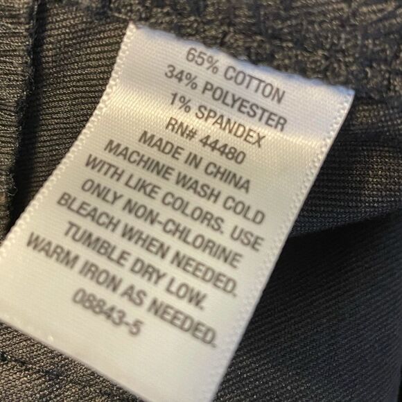 Allen B by Allen Schwartz Faux Leather Jeans SZ 14 - Picture 5 of 6